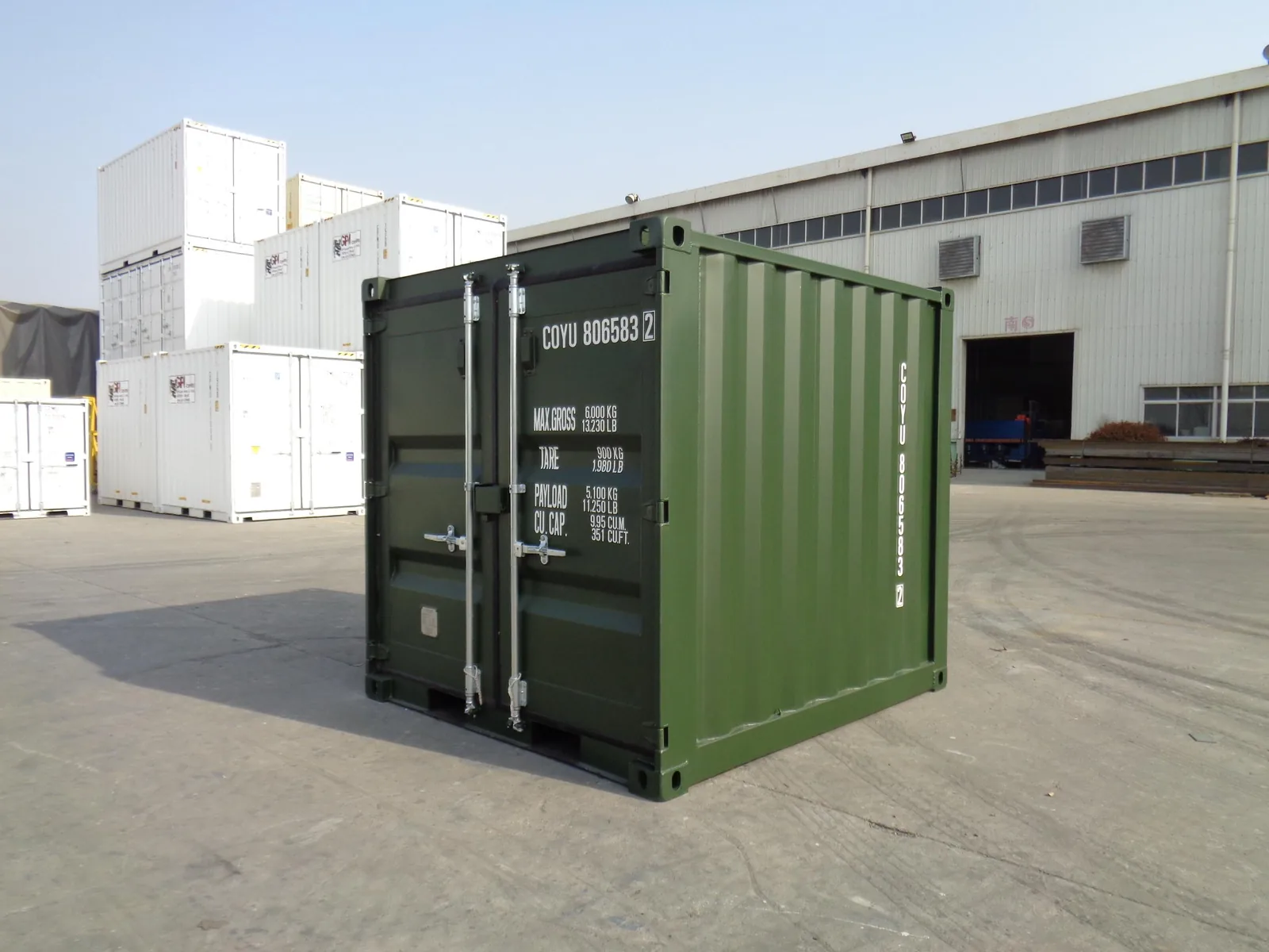 6ft / 8ft Standard Shipping Container