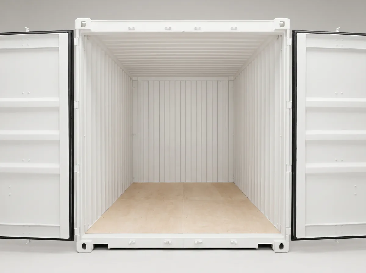 10ft Standard Container - Pure White view 3