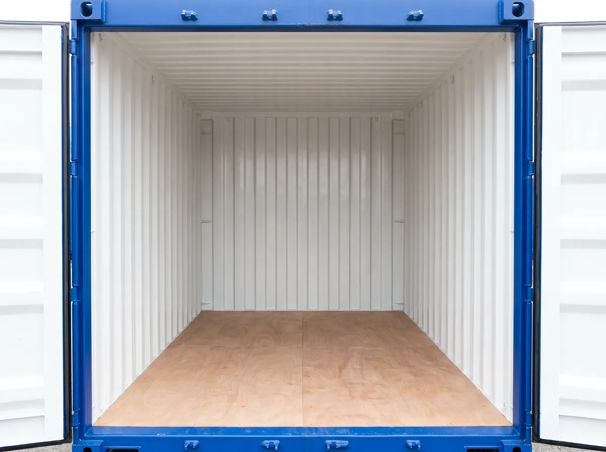20ft Standard Container - Cobalt Blue view 3