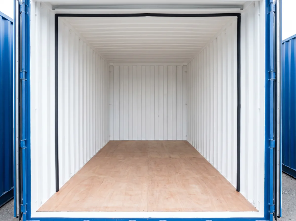 20ft High Cube Container - Deep Ocean Blue view 3