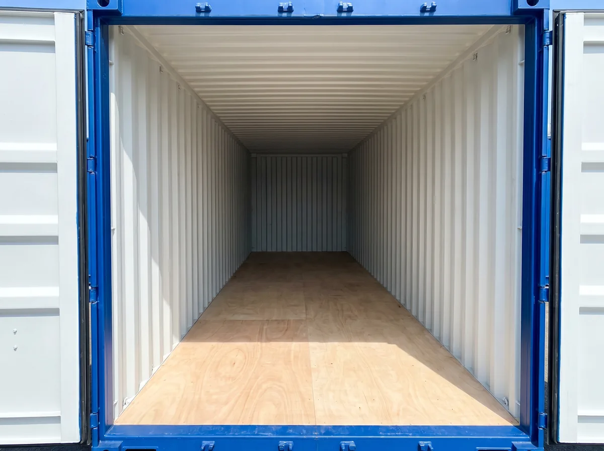 40ft Standard Container - Royal Blue view 3