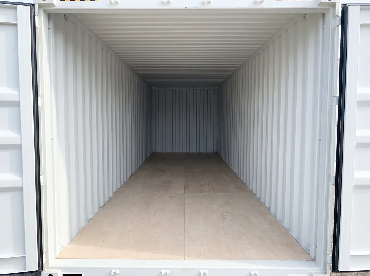 40ft Standard Container - Olive Drab Green view 3