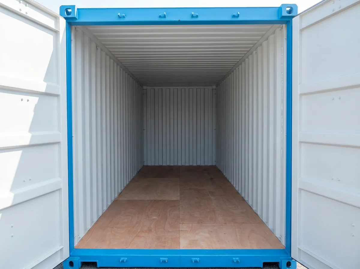 NEW 20ft Shipping Container - Sky Blue view 3