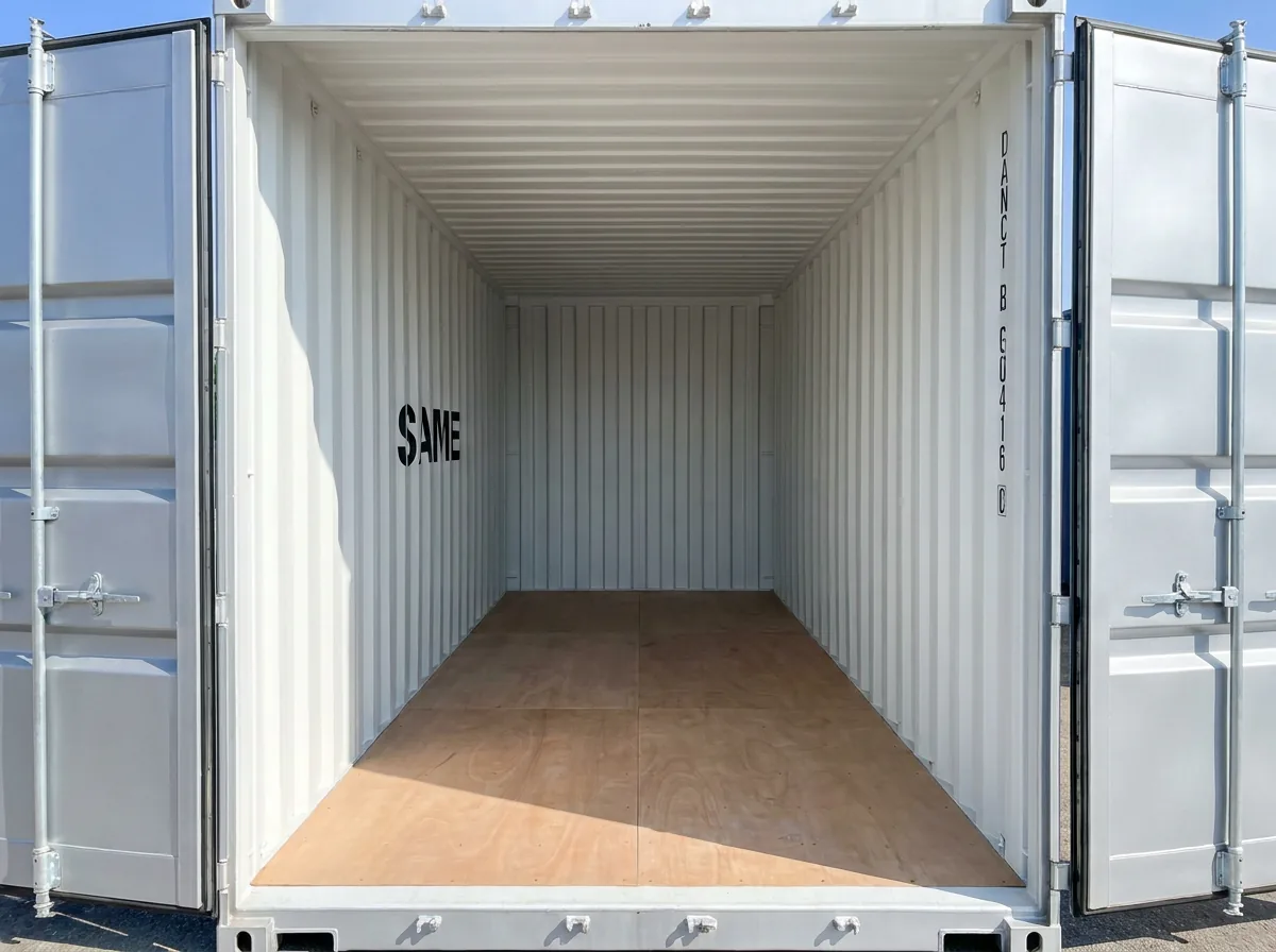 NEW 20ft Shipping Container - Silver Metallic view 3
