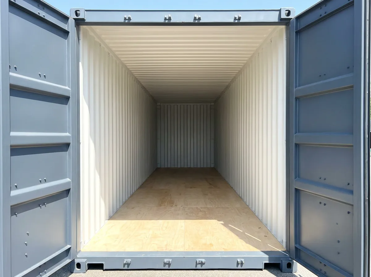 NEW 40ft Shipping Container - Slate Gray view 3