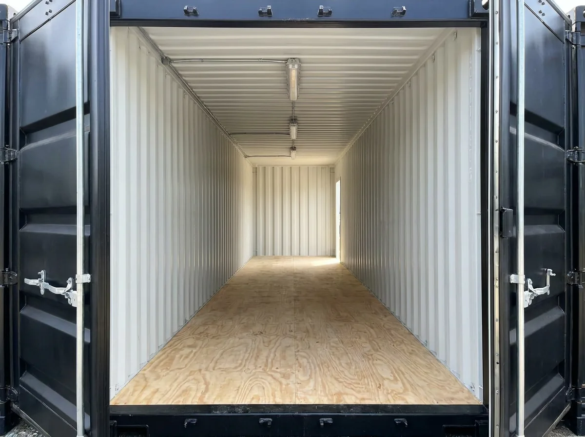 NEW 40ft High Cube Container - Jet Black view 3