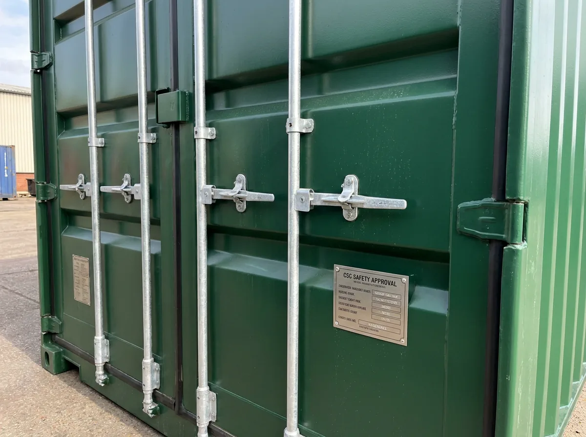 NEW 40ft High Cube Container - Forest Green view 2
