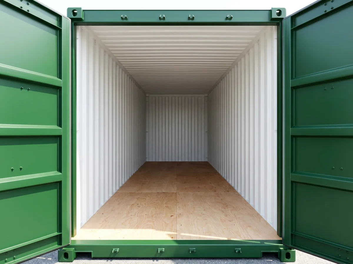 NEW 40ft High Cube Container - Forest Green view 3