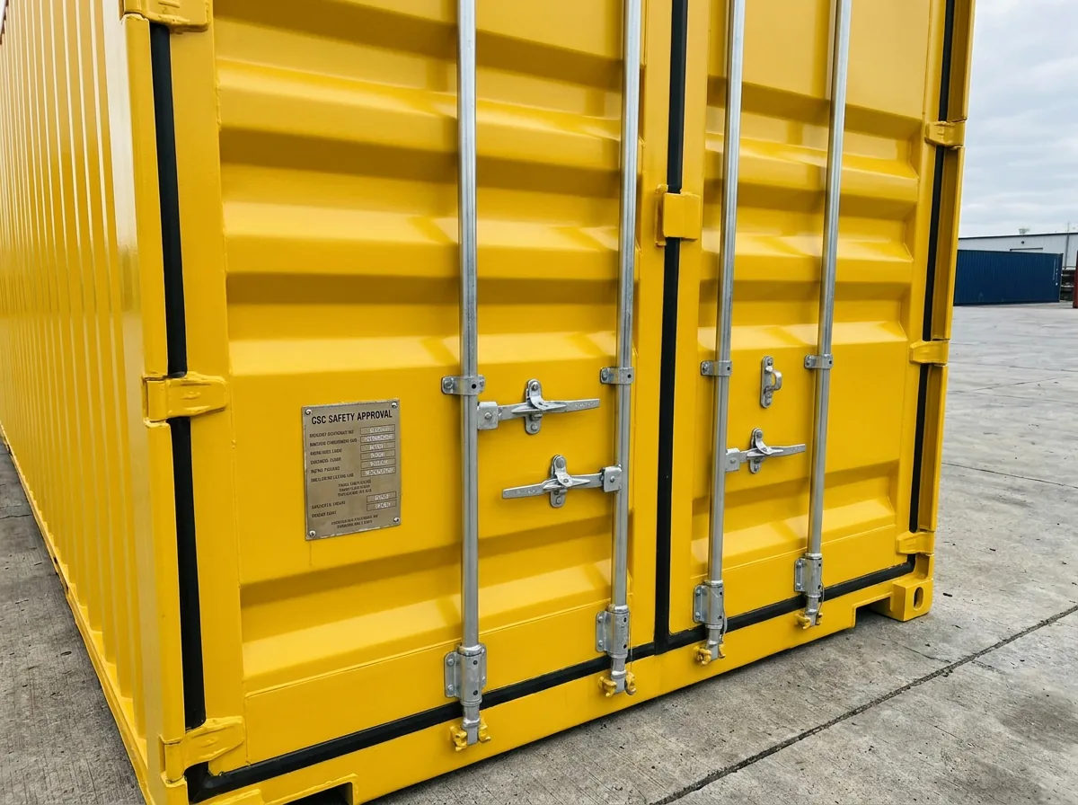 NEW 40ft High Cube Container - Sunshine Yellow view 2