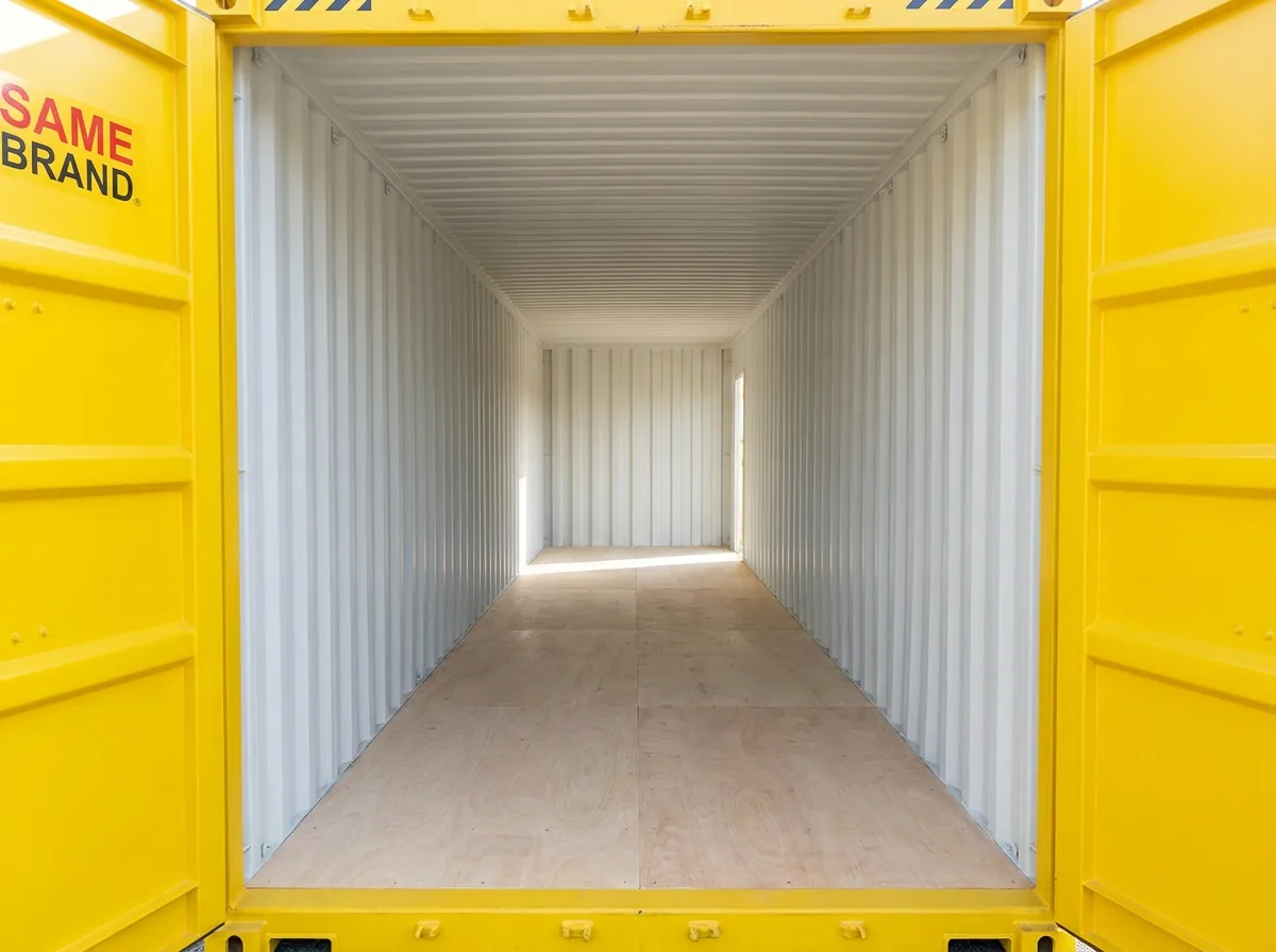 NEW 40ft High Cube Container - Sunshine Yellow view 3
