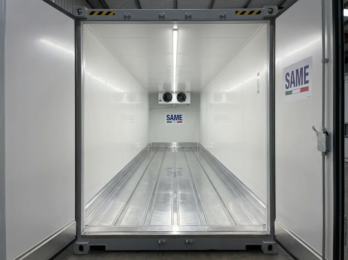 NEW 40ft Reefer Container - Polar Blue view 3
