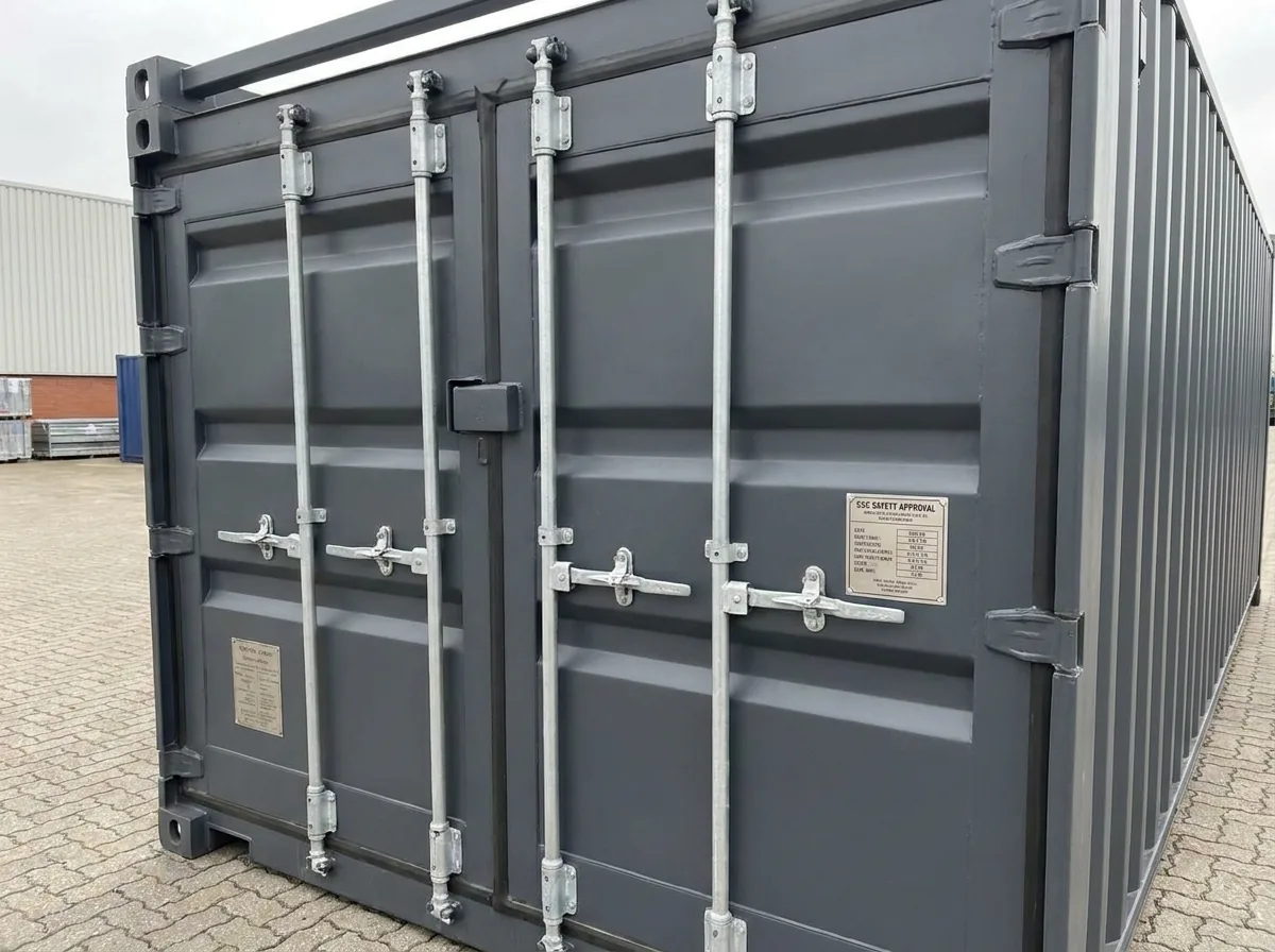 NEW 20ft Open-Top Container - Charcoal Gray view 2