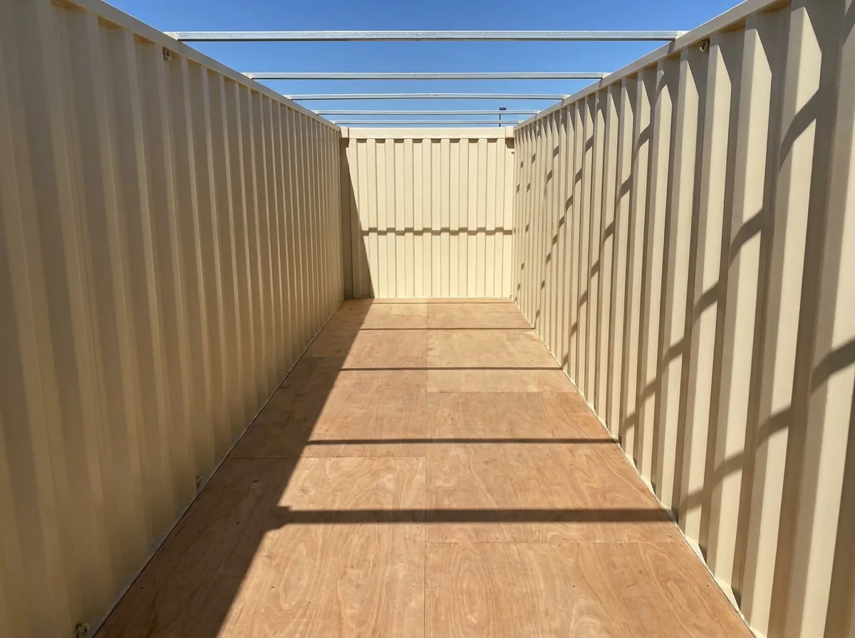 NEW 20ft Open-Top Container - Beige Tan view 3