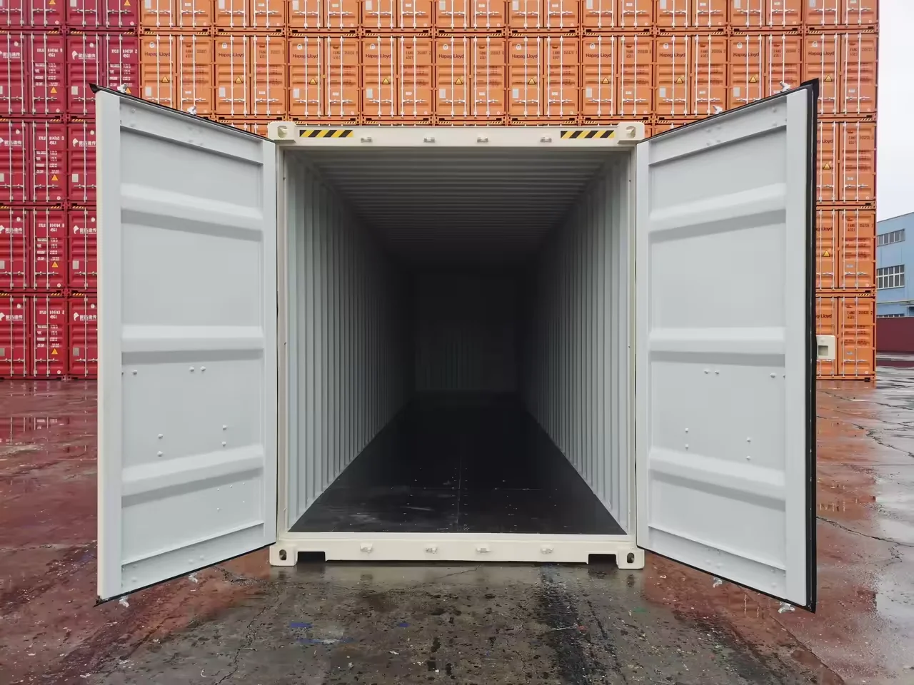 Classic Design Custom Logo 40HC High Cube Big Capacity Storage Shipping Container view 5