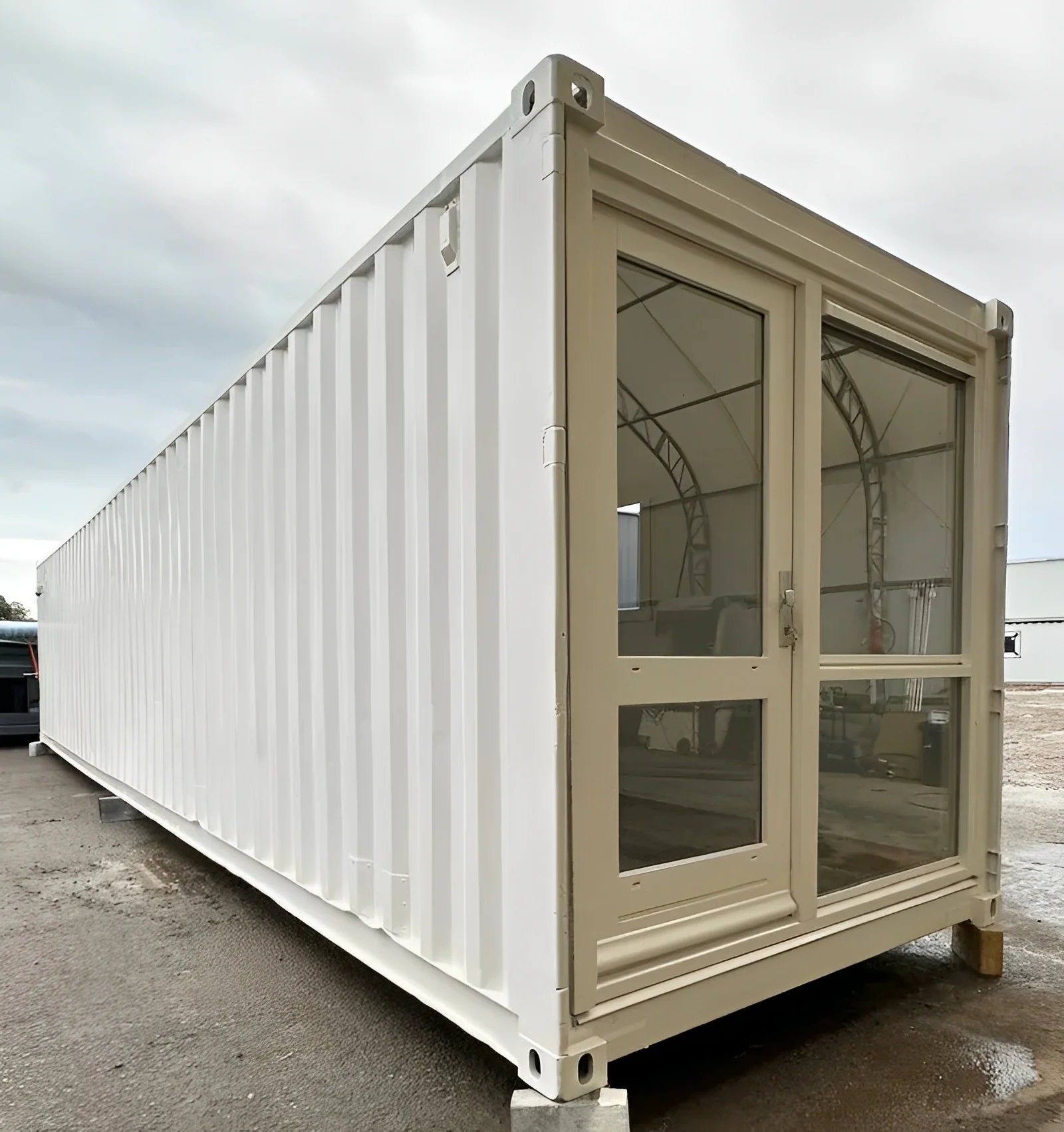 Converted 40ft Shipping Container | Open Plan Office | Portable Container Building view 3