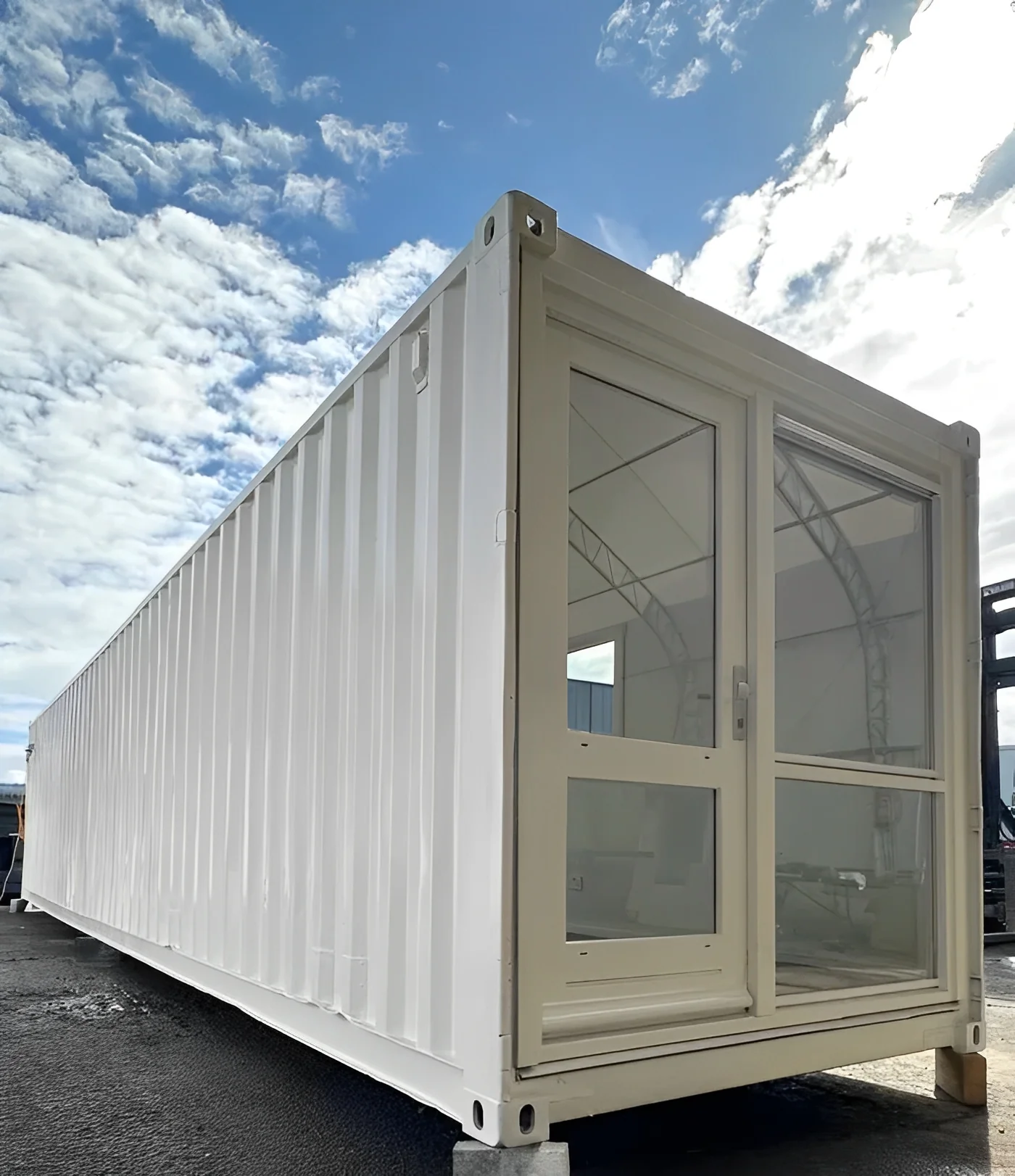 Converted 40ft Shipping Container | Open Plan Office | Portable Container Building view 5